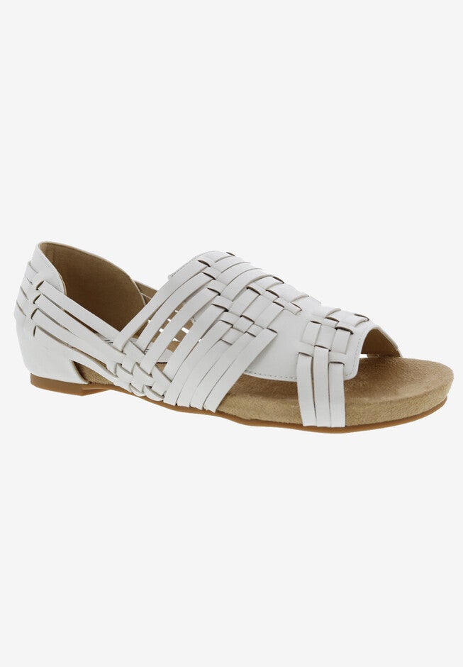 Native Sandal, WHITE SMOOTH, hi-res image number 0