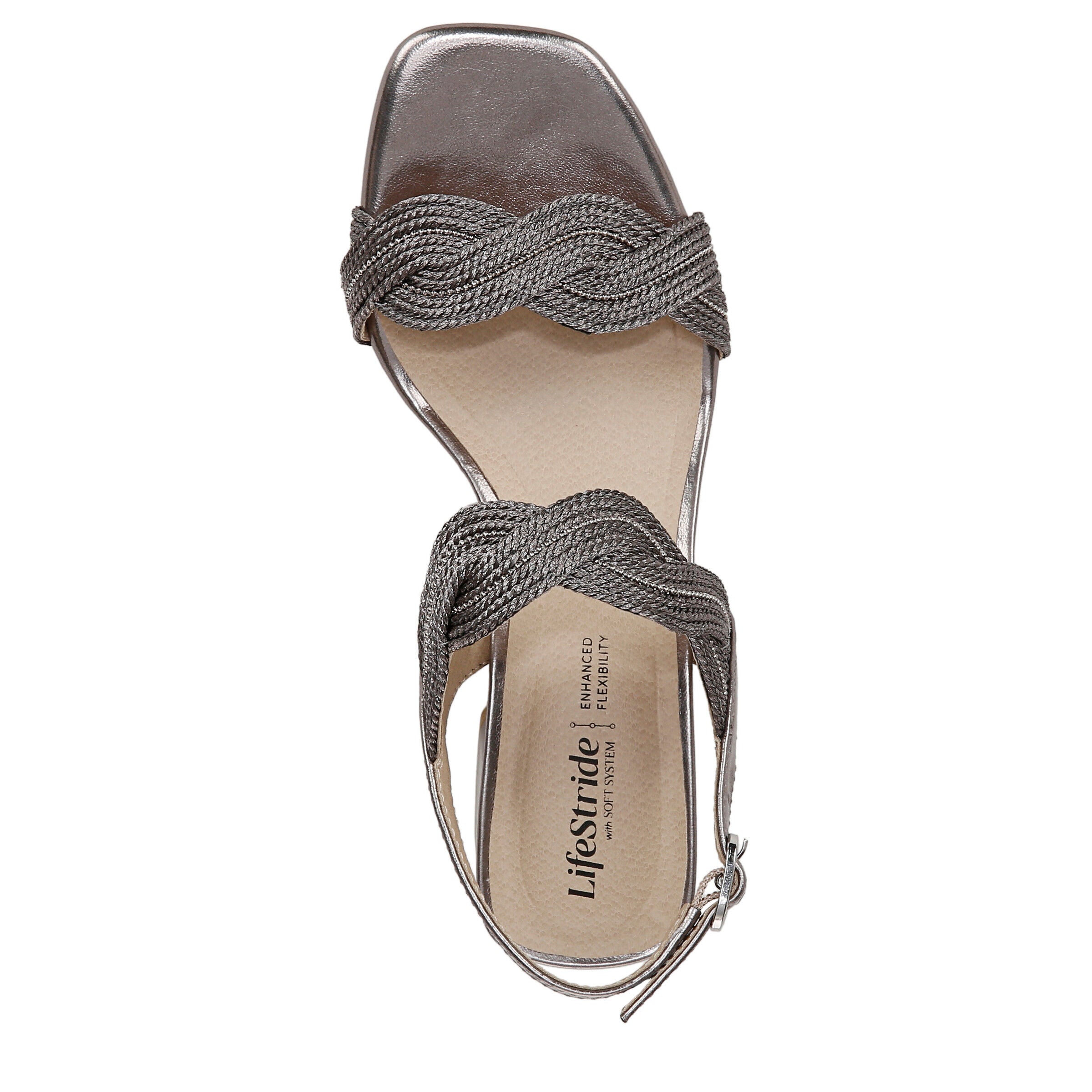 Charnelle Sandal, PEWTER GREY, alternate image number 6