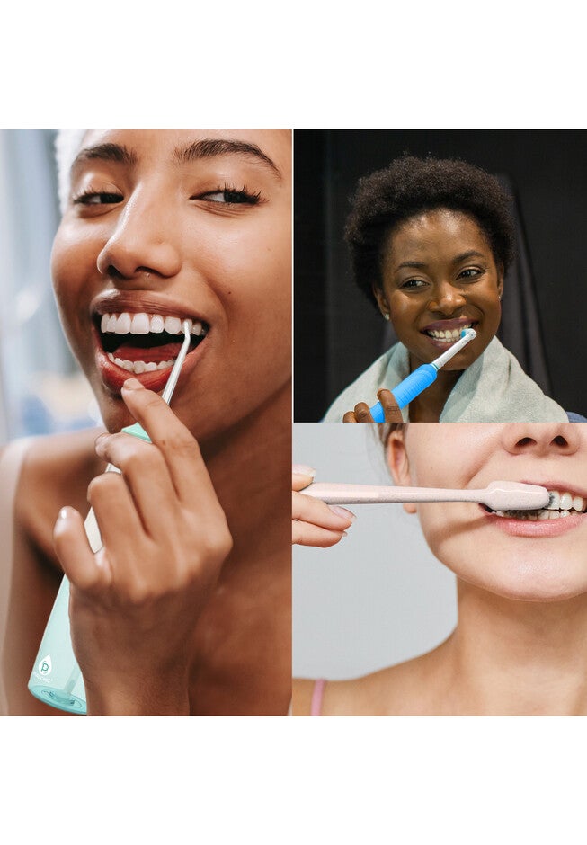Complete Dental Care Power Pack - Electric Toothbrush, Water Flosser & Whitening Powder, , on-hover image number null