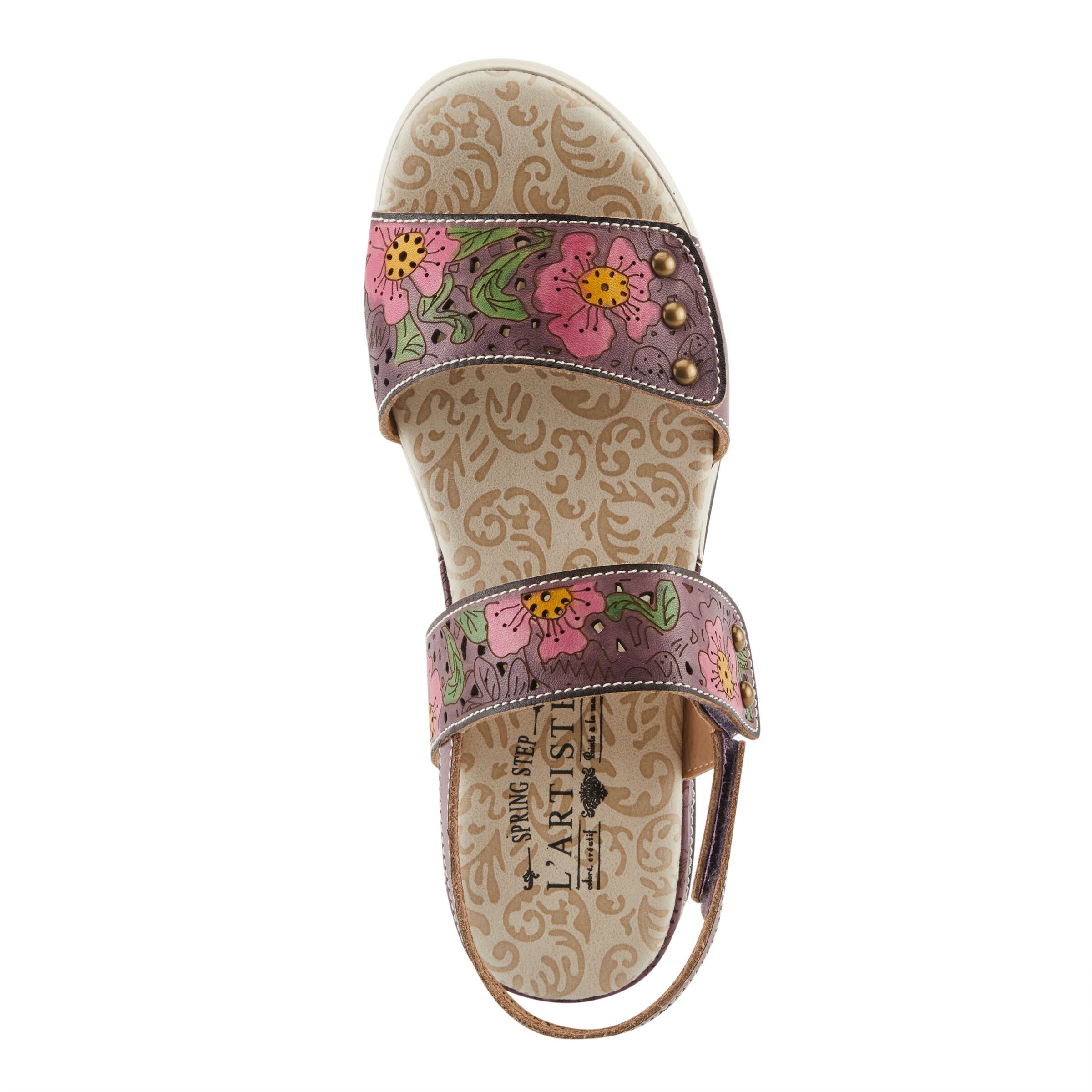 Caitlina Sandal, PLUM MULTI, alternate image number 3