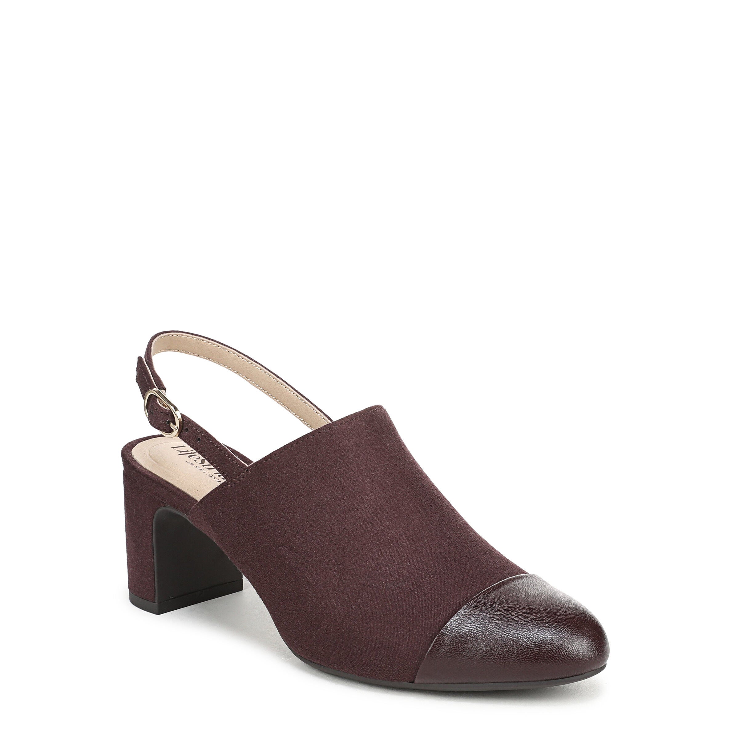 Tessa Slingback Pump, CHOCOLATE PLUM, hi-res image number 0