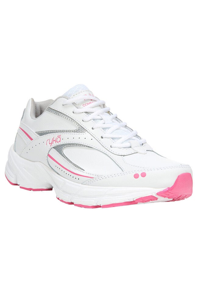 Comfort Walk Sneakers by Ryka®, WHITE SILVER PINK, hi-res image number null