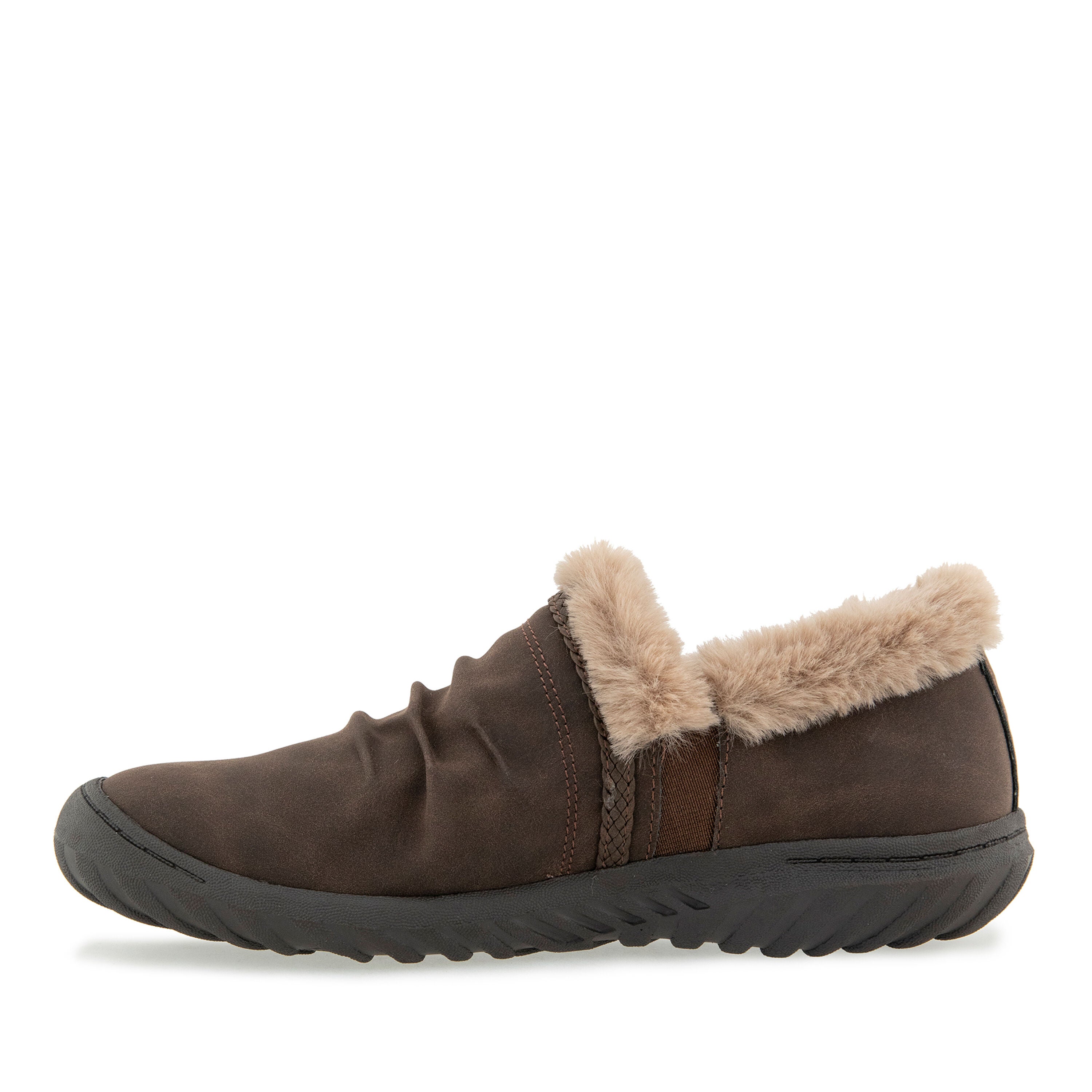 Reese Water Resistant Closed Casual Flat, BROWN, alternate image number 3