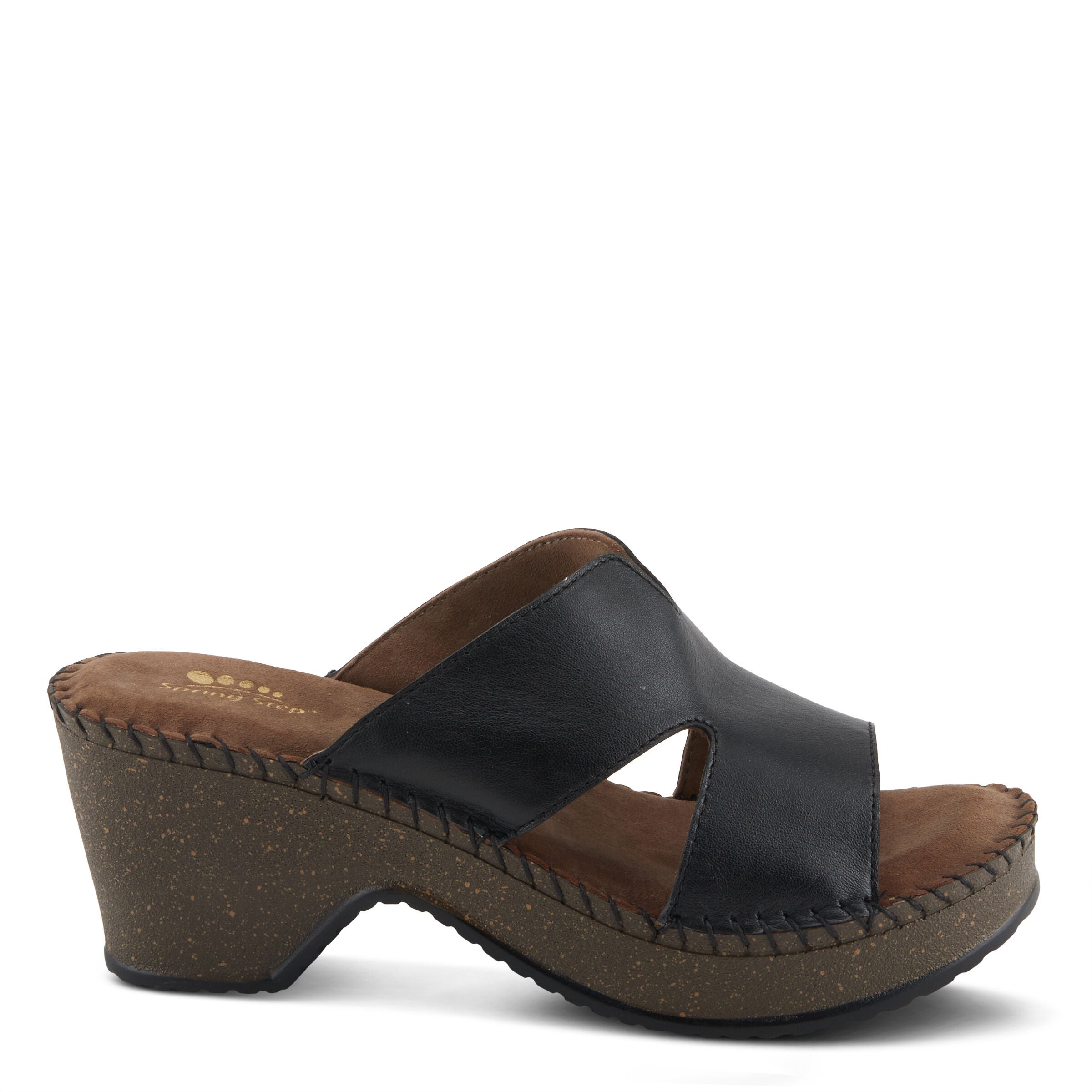 Deltana-Smooth Sandal, BLACK, alternate image number 5