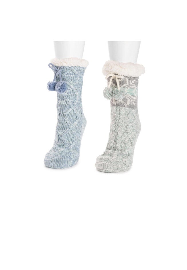 Cabin Tall Slippers Socks, , on-hover image number 1