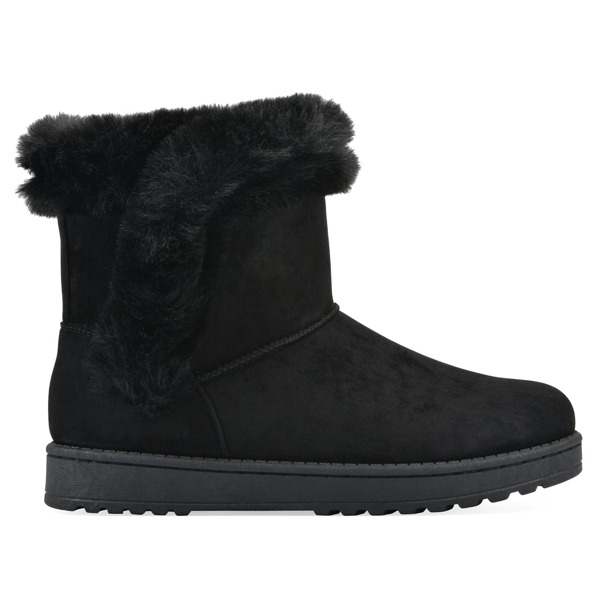 Incher Faux Fur-Lined Bootie, BLACK, alternate image number 2
