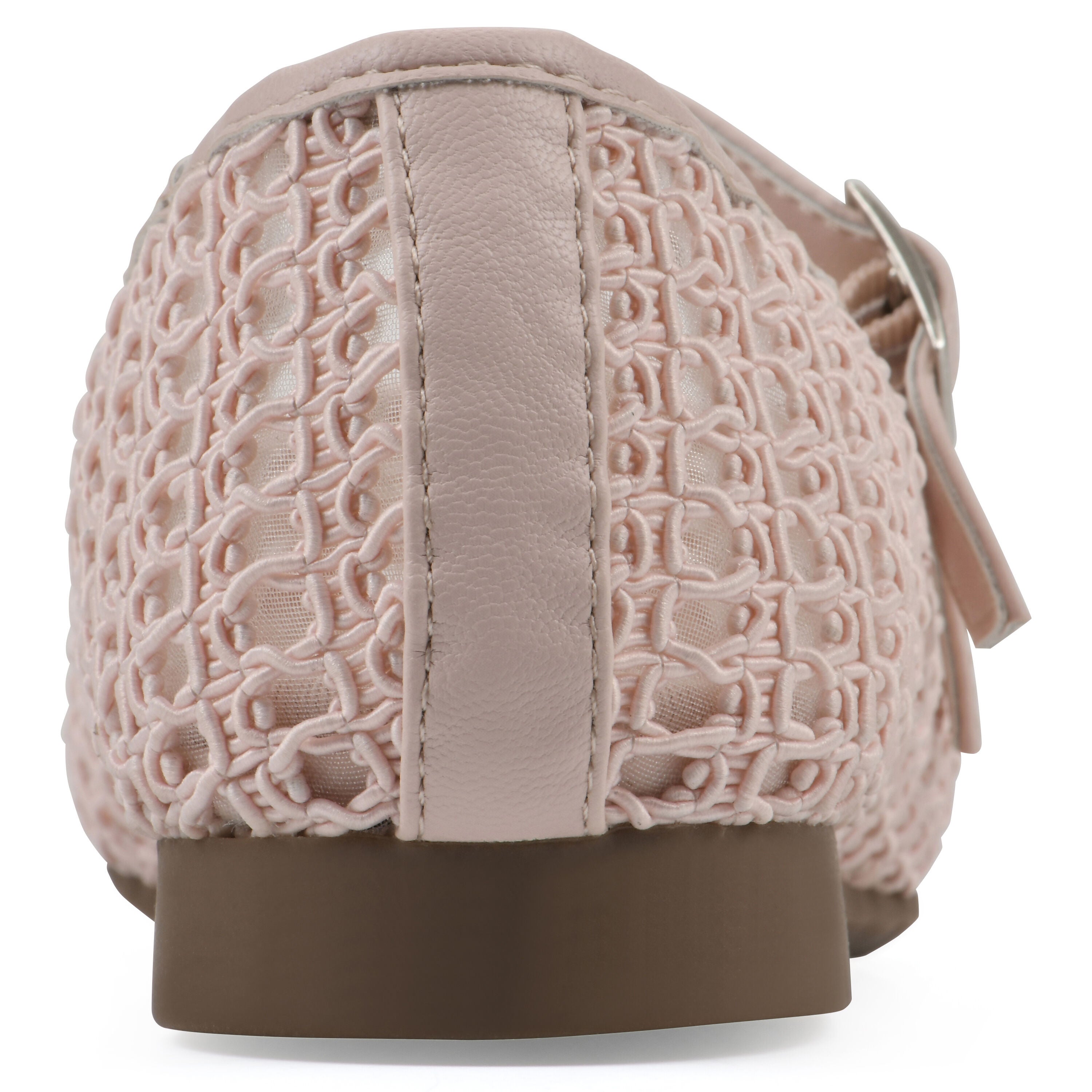 Besnik Mary Jane Flat, LIGHT PINK FABRIC, on-hover image number 1