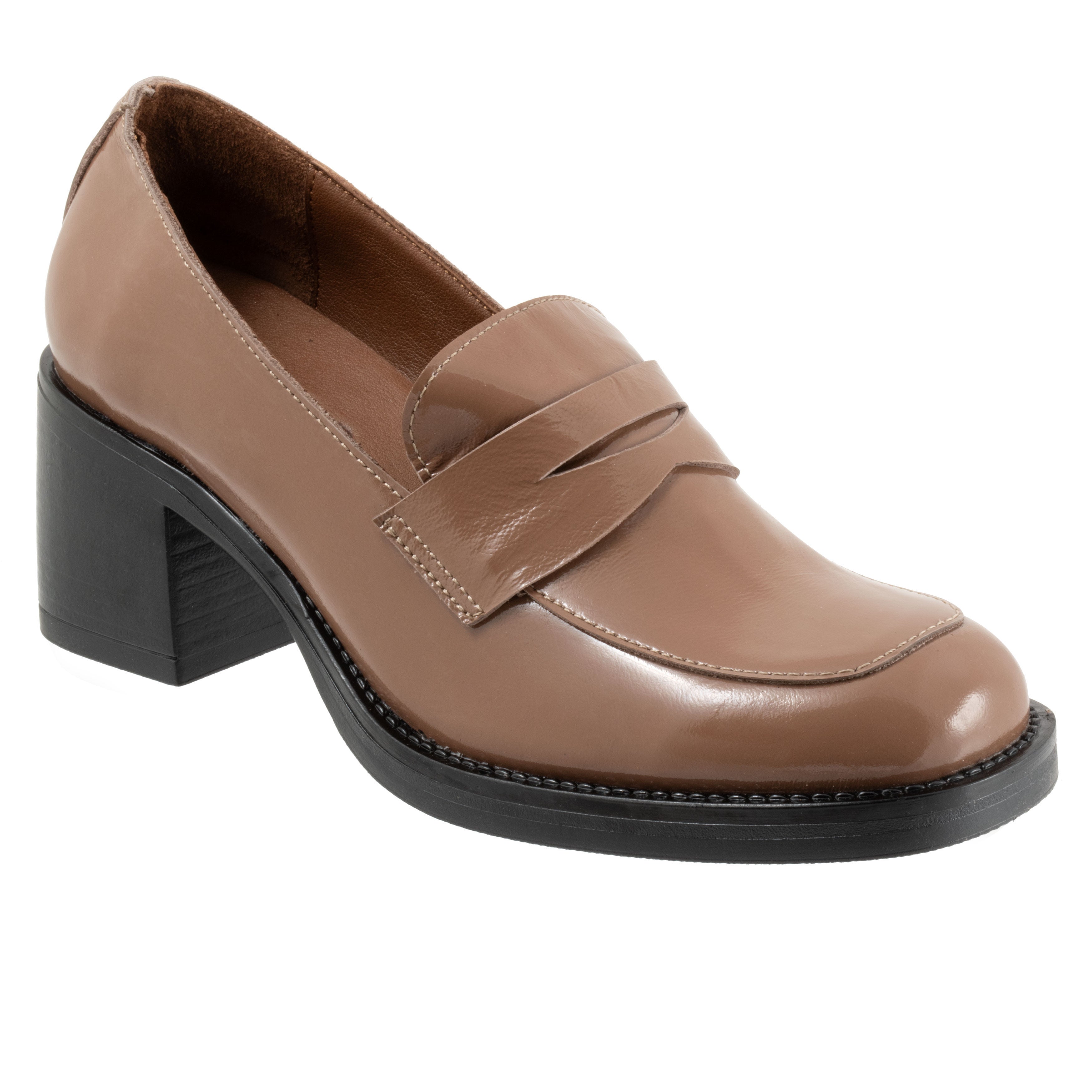 Ruth Leather Loafer, TAUPE PATENT, hi-res image number 0