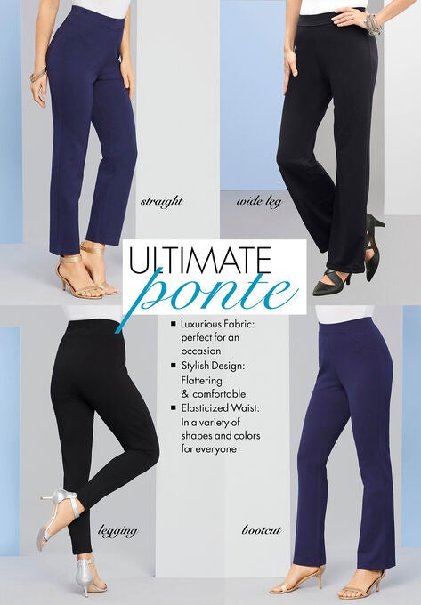 Bootcut Ultimate Ponte Pant, , alternate image number null