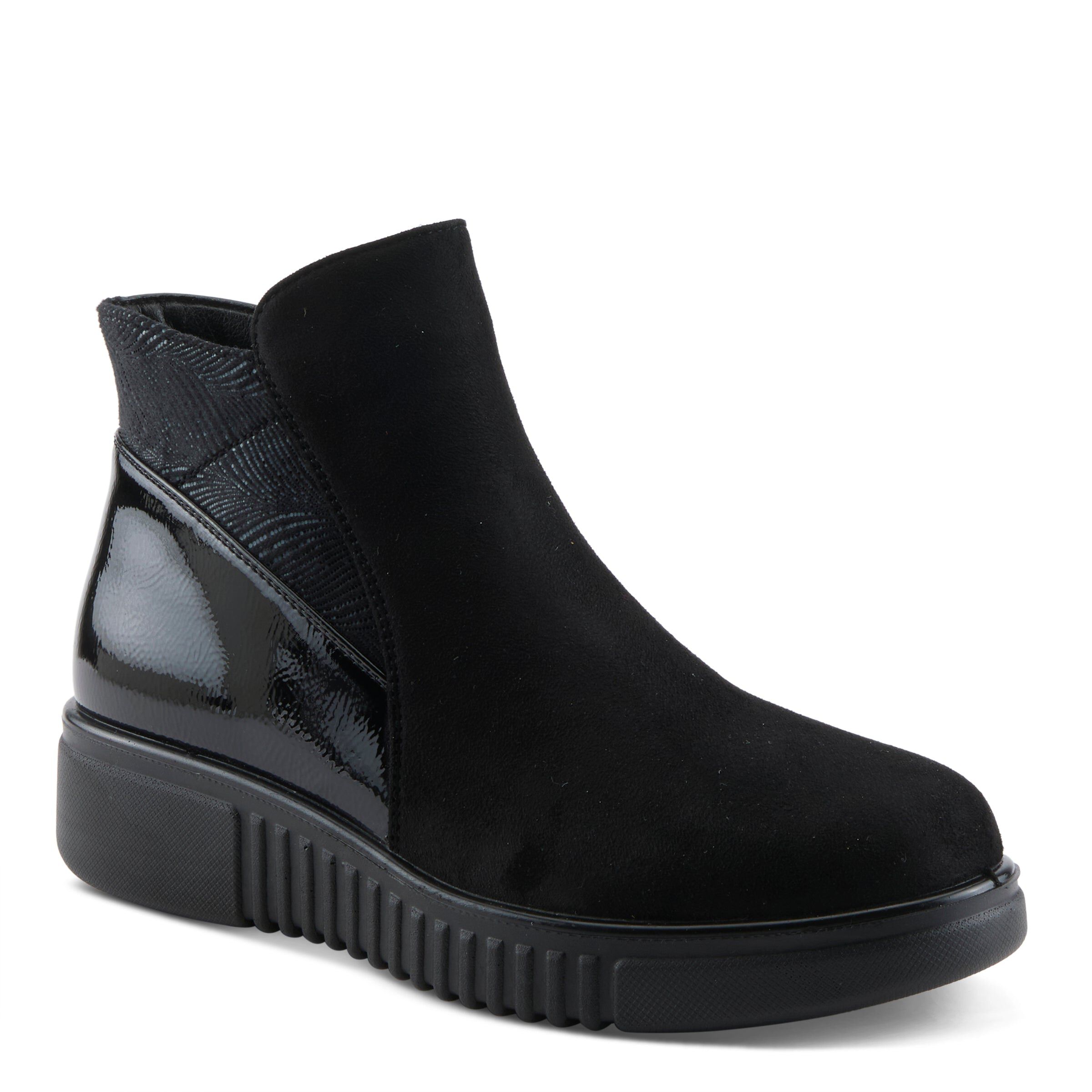 Baglama Bootie, BLACK FAUX SUEDE, hi-res image number 0