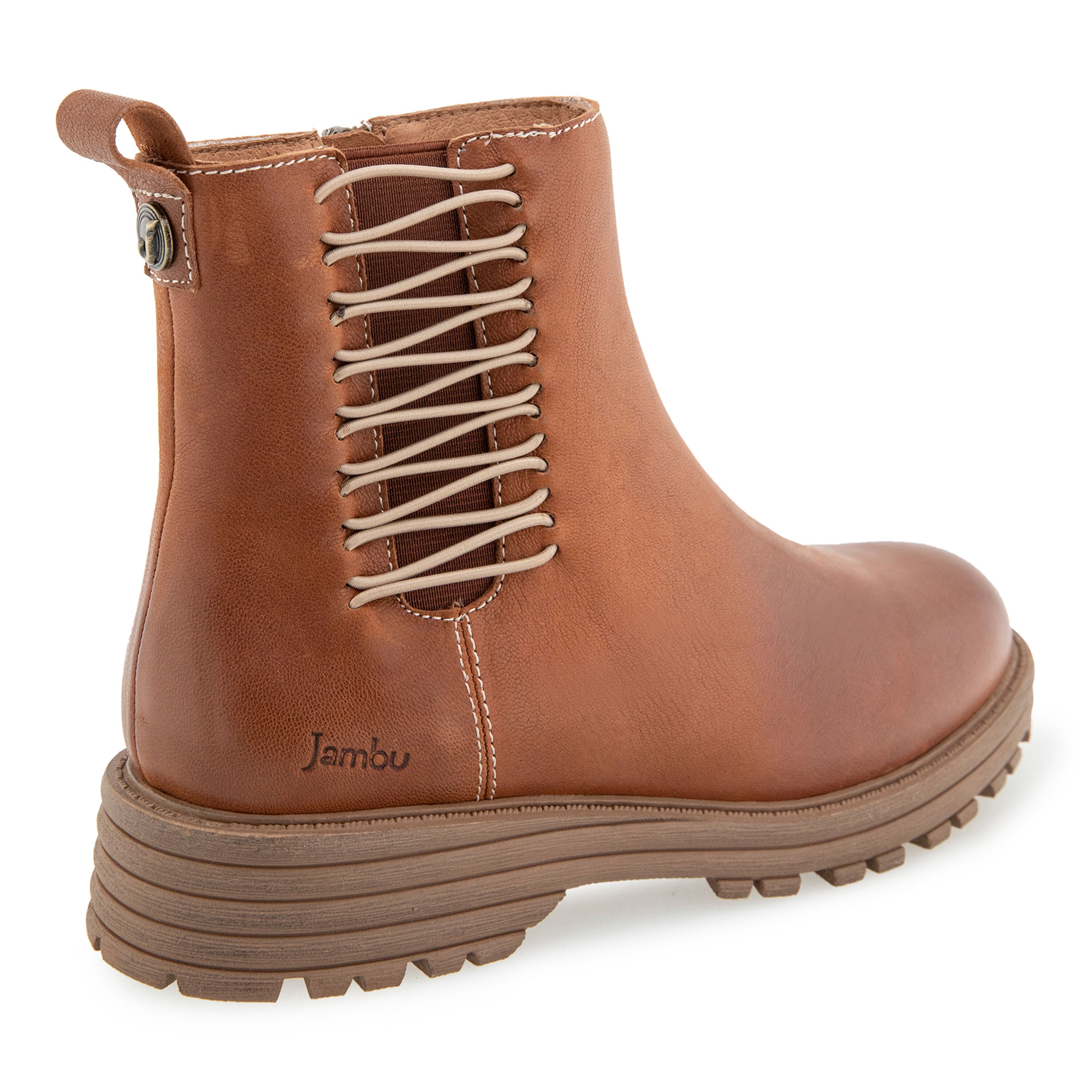 Iren Water Resistant Casual Boot, COGNAC, on-hover image number 1