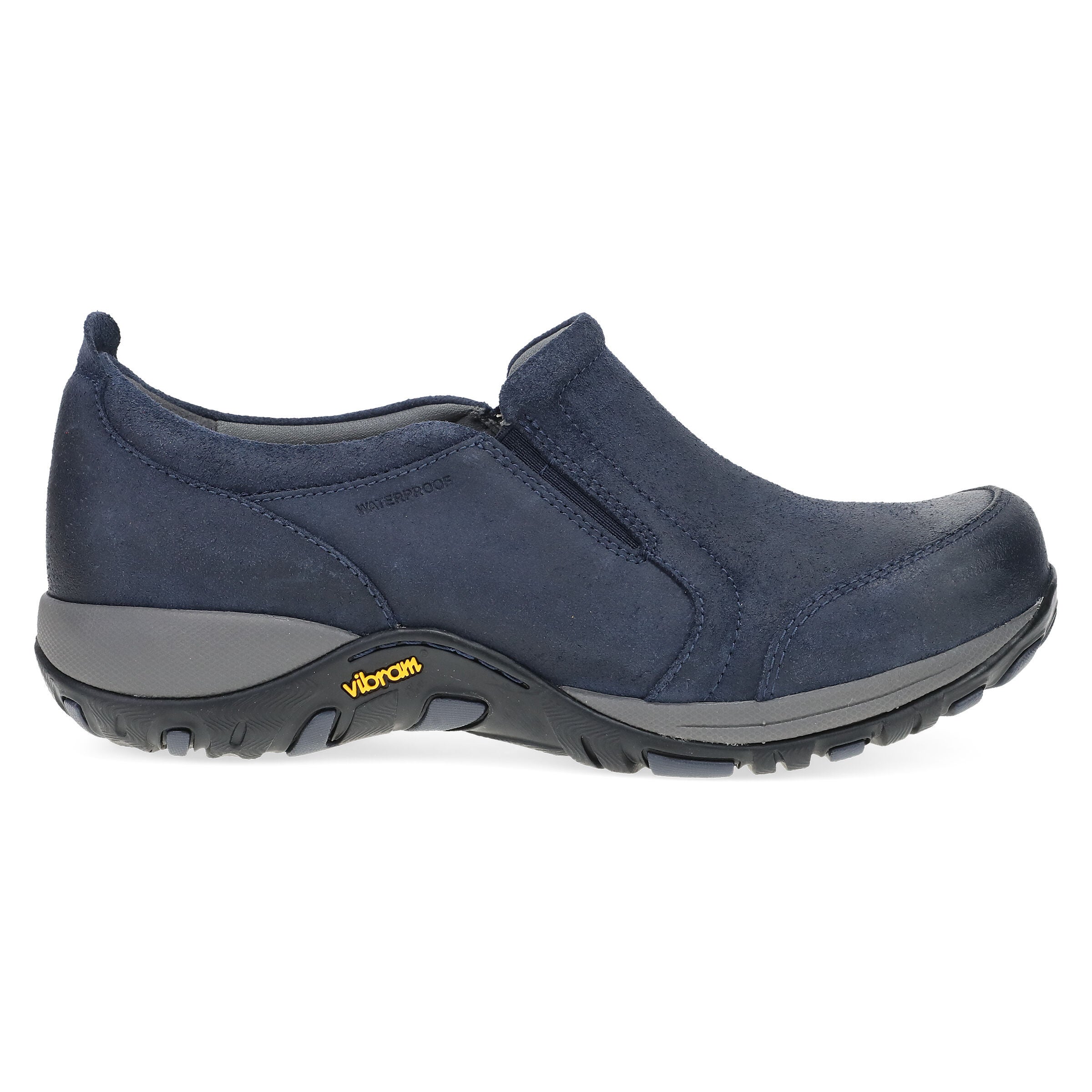 Pippy Navy Waterproof Suede Slip On, NAVY, alternate image number 4
