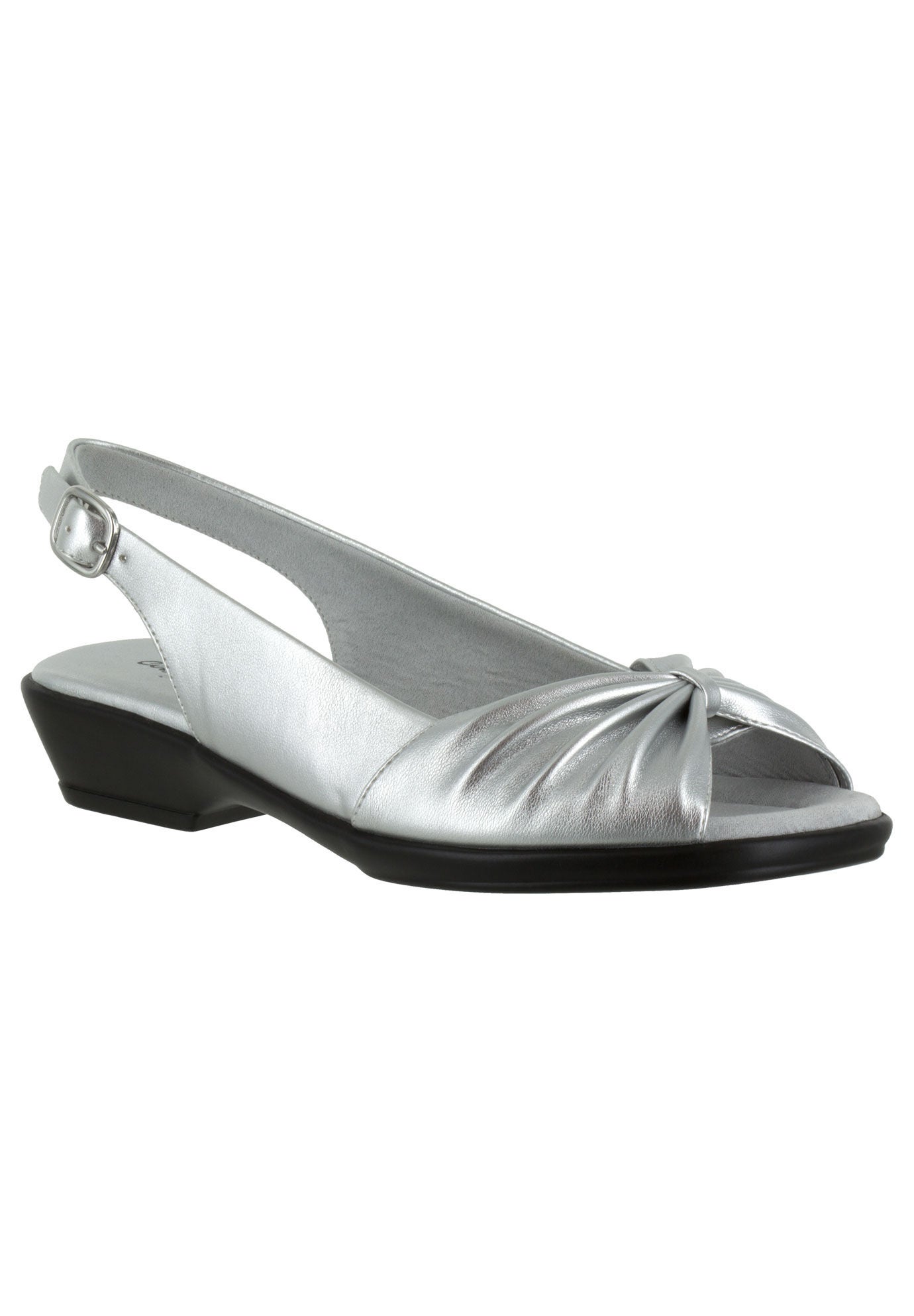 Fantasia Sandals by Easy Street&reg;, SILVER, hi-res image number 0