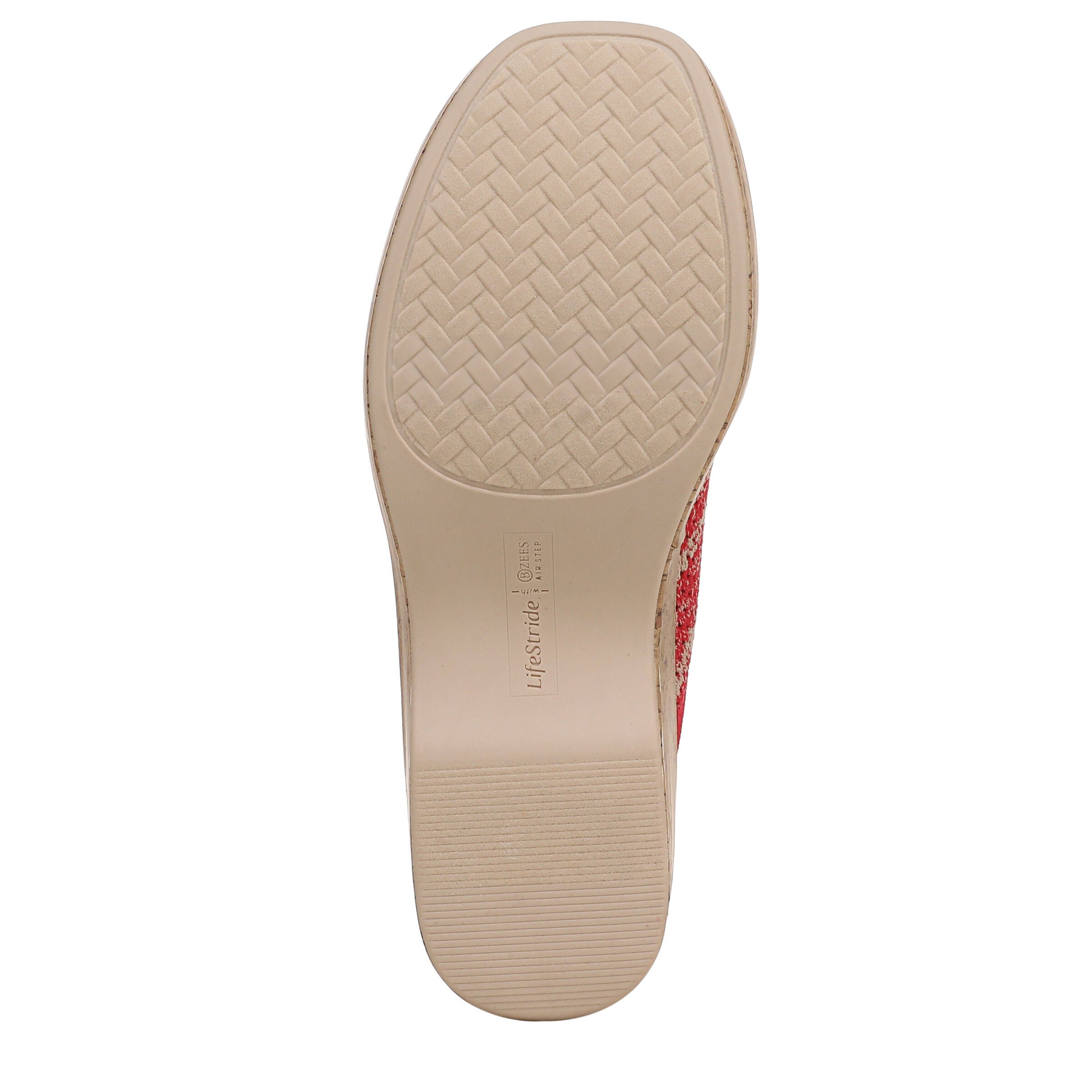 Very Ready Platform Sandal, FIRE RED, alternate image number 7