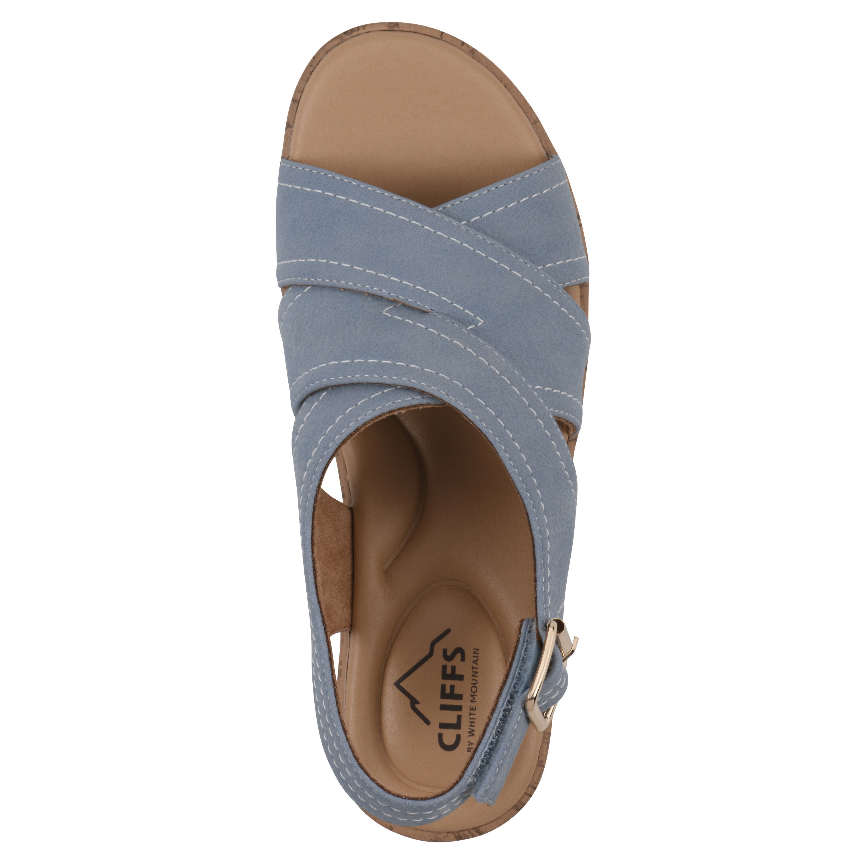 Finnlee Block Heel Sandal, PERIWINKLE NUBUCK, alternate image number 4