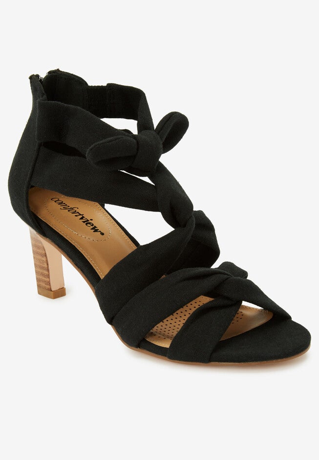 The Hazel Sandal by Comfortview®, NO COLOR, hi-res image number 0