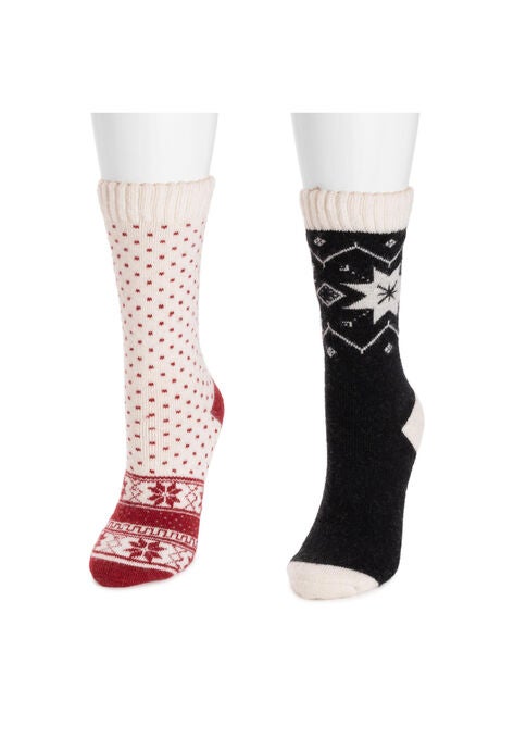2 Pair Pack Wool Boot Socks, , alternate image number null