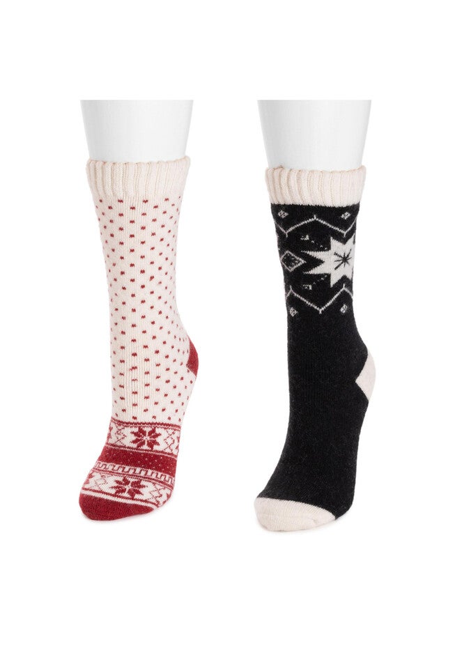 2 Pair Pack Wool Boot Socks, , alternate image number 2