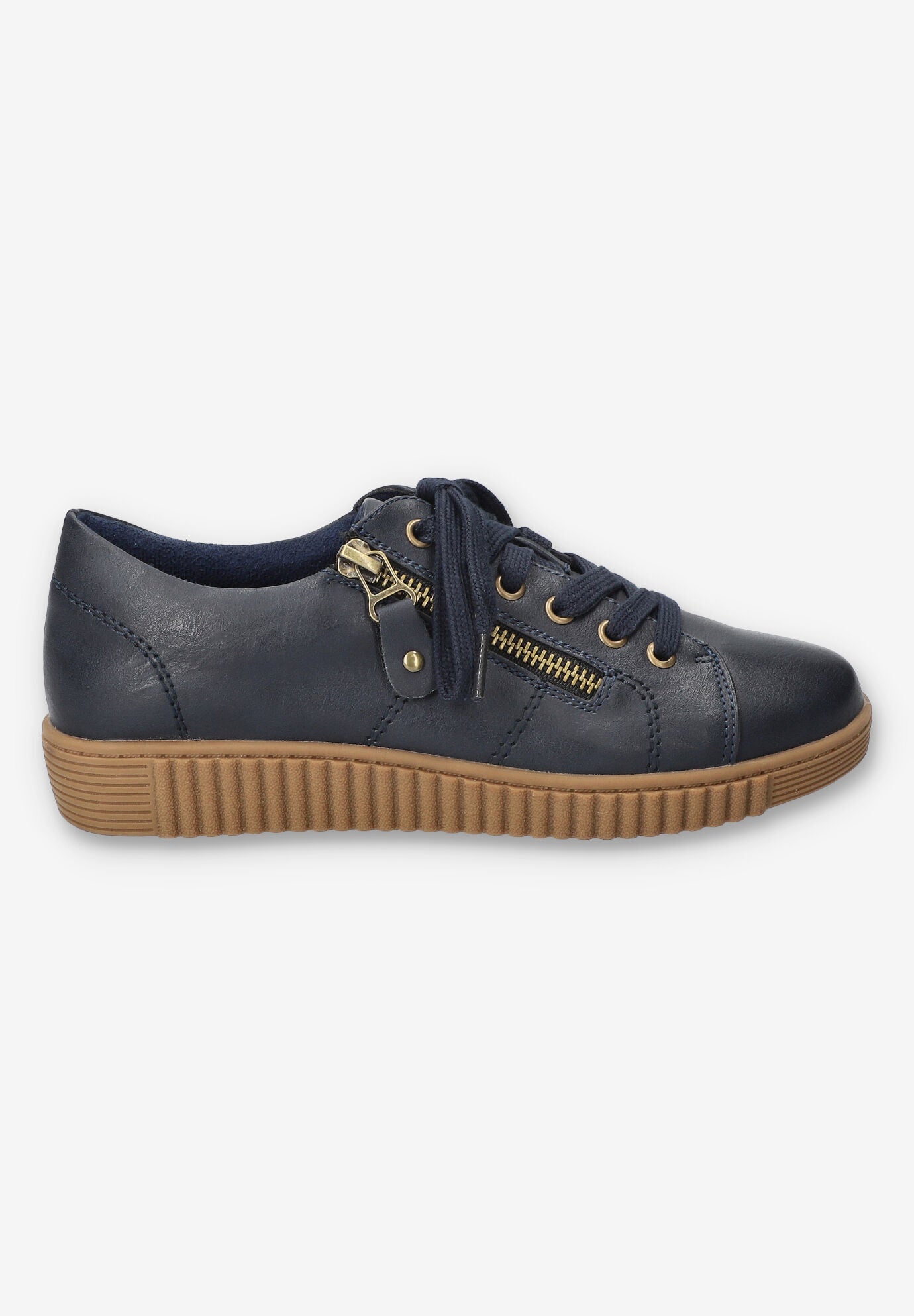 Novie Platform Sneaker, NAVY, alternate image number 2