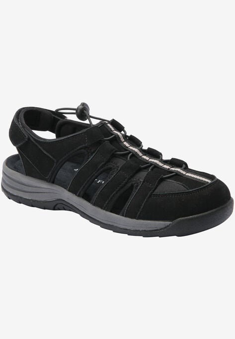 Drew Element Sandals, BLACK NUBUCK, hi-res image number null