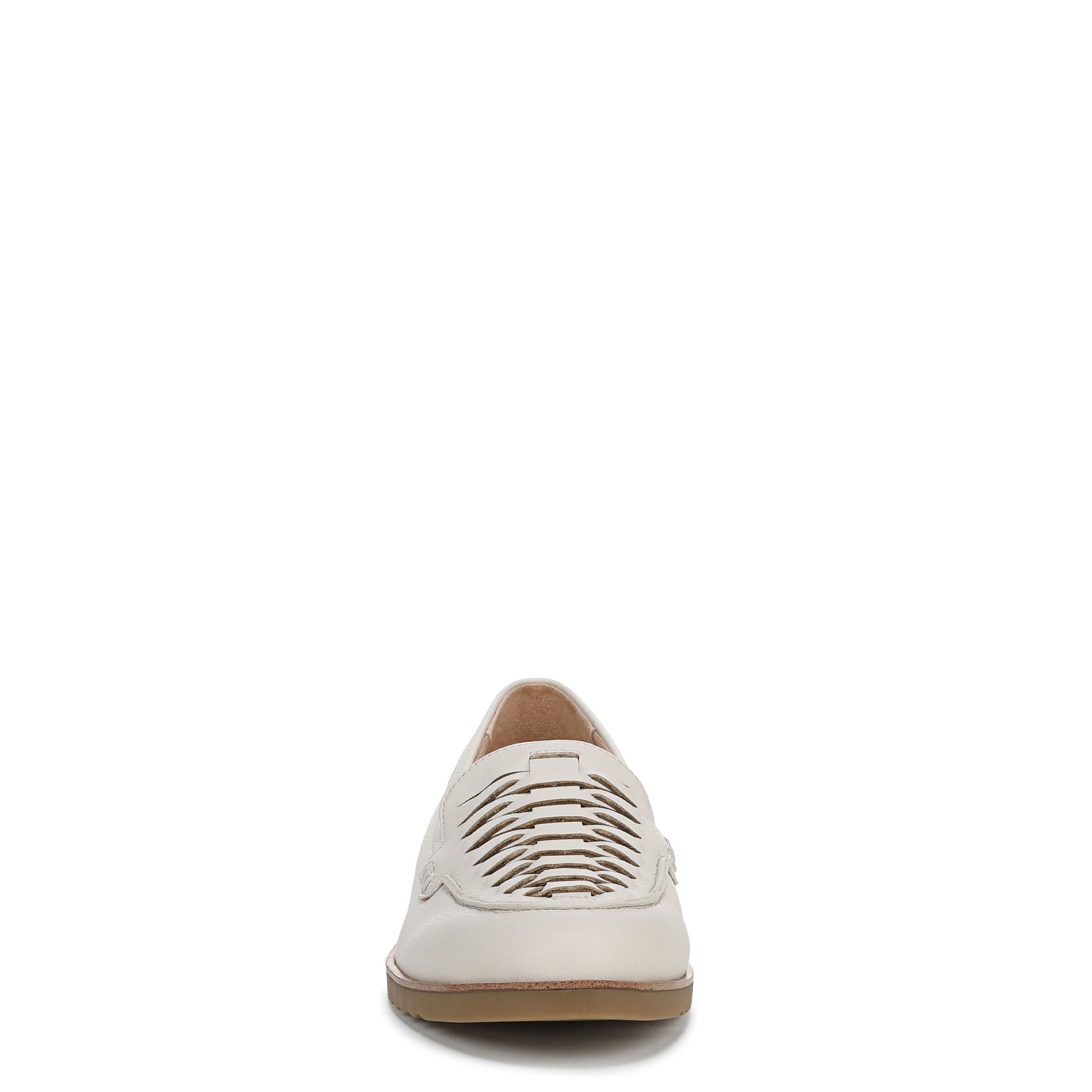 Zoey Flat, WHITE LEATHER, alternate image number 4