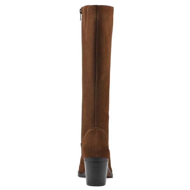 Tater Wide Calf Heeled Tall Shaft Boot, HAZEL, on-hover image number null