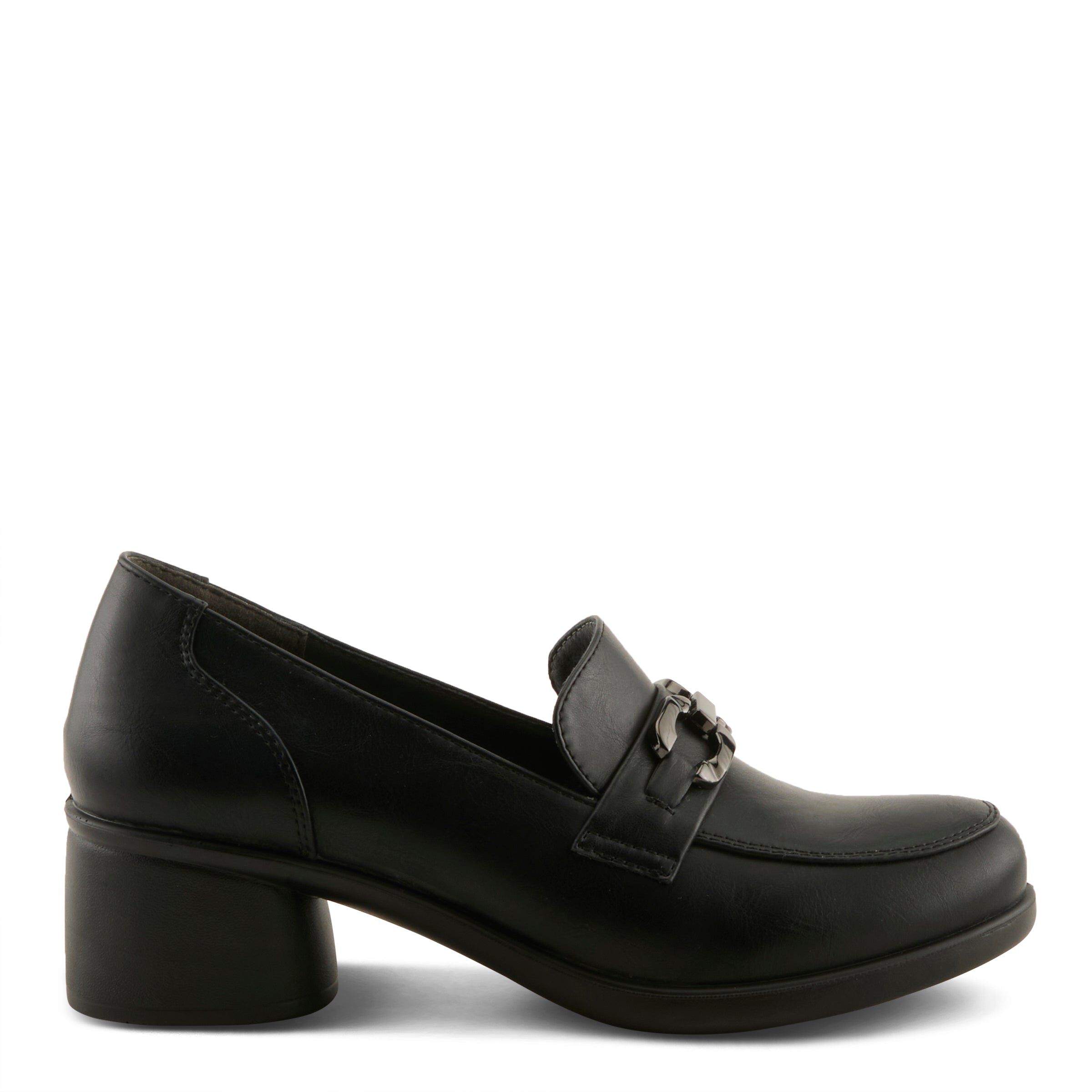 Calderoni Flat Shoes, BLACK, alternate image number 4