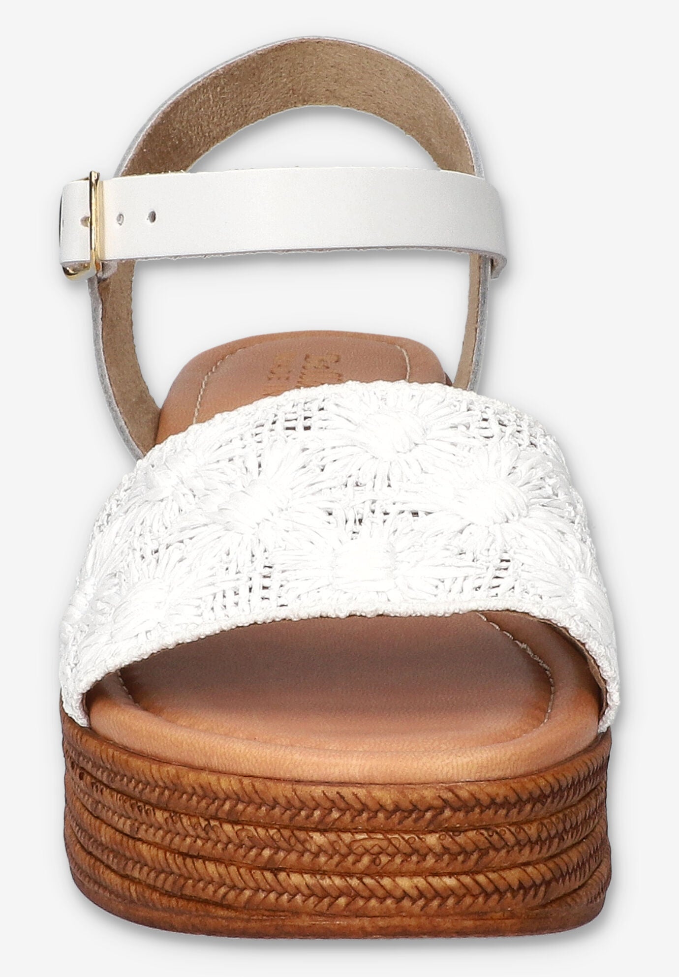 Kea-Italy Wedge Sandal, WHITE FLORAL, on-hover image number 1