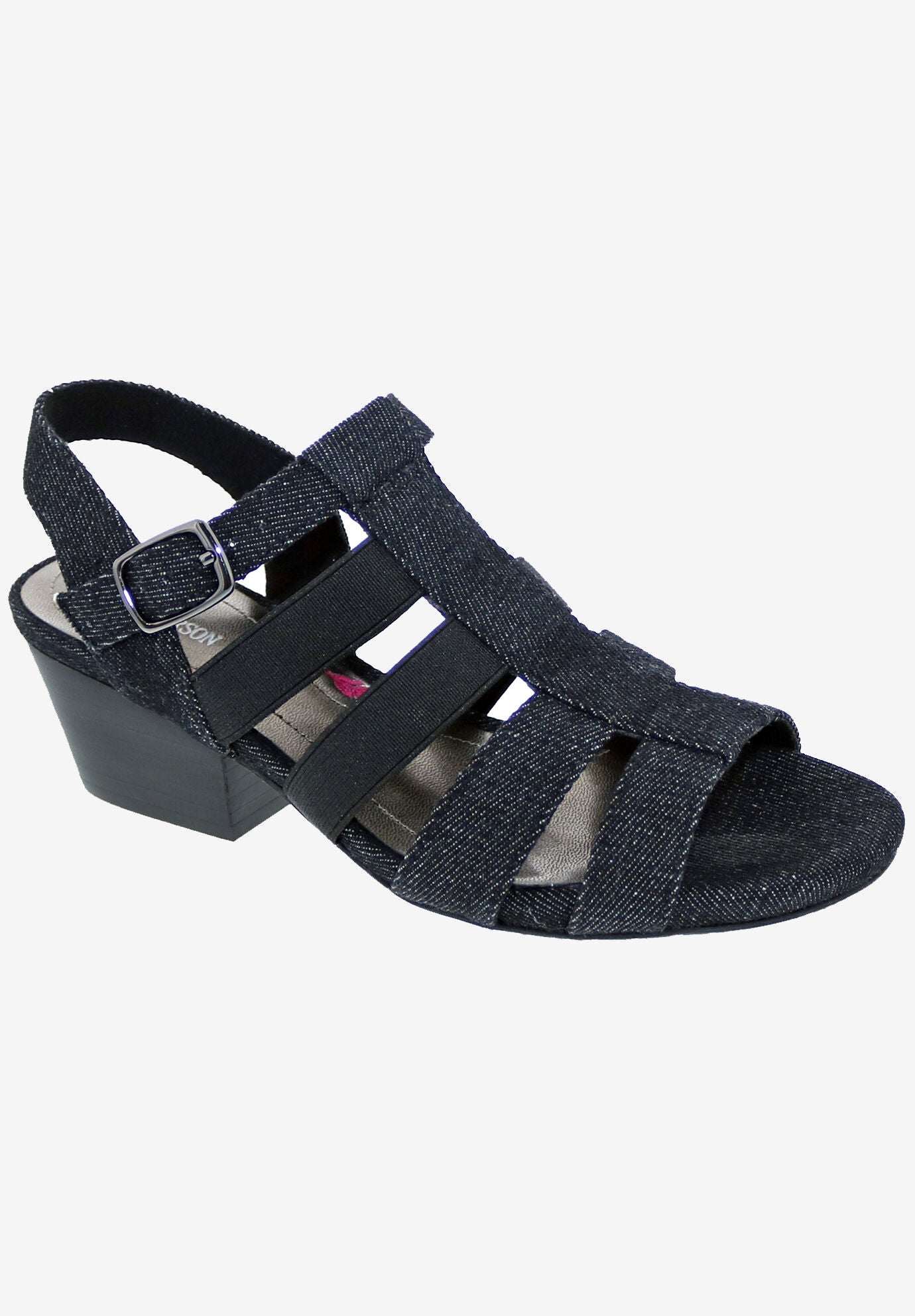 Wish Sandal, BLACK DENIM, hi-res image number 0