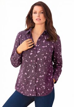 Plus Size Button Front Blouses