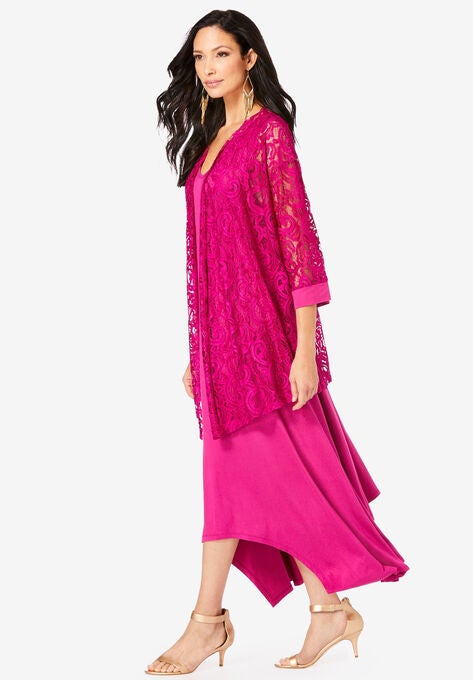 Lace Jacket Dress Set, , alternate image number null