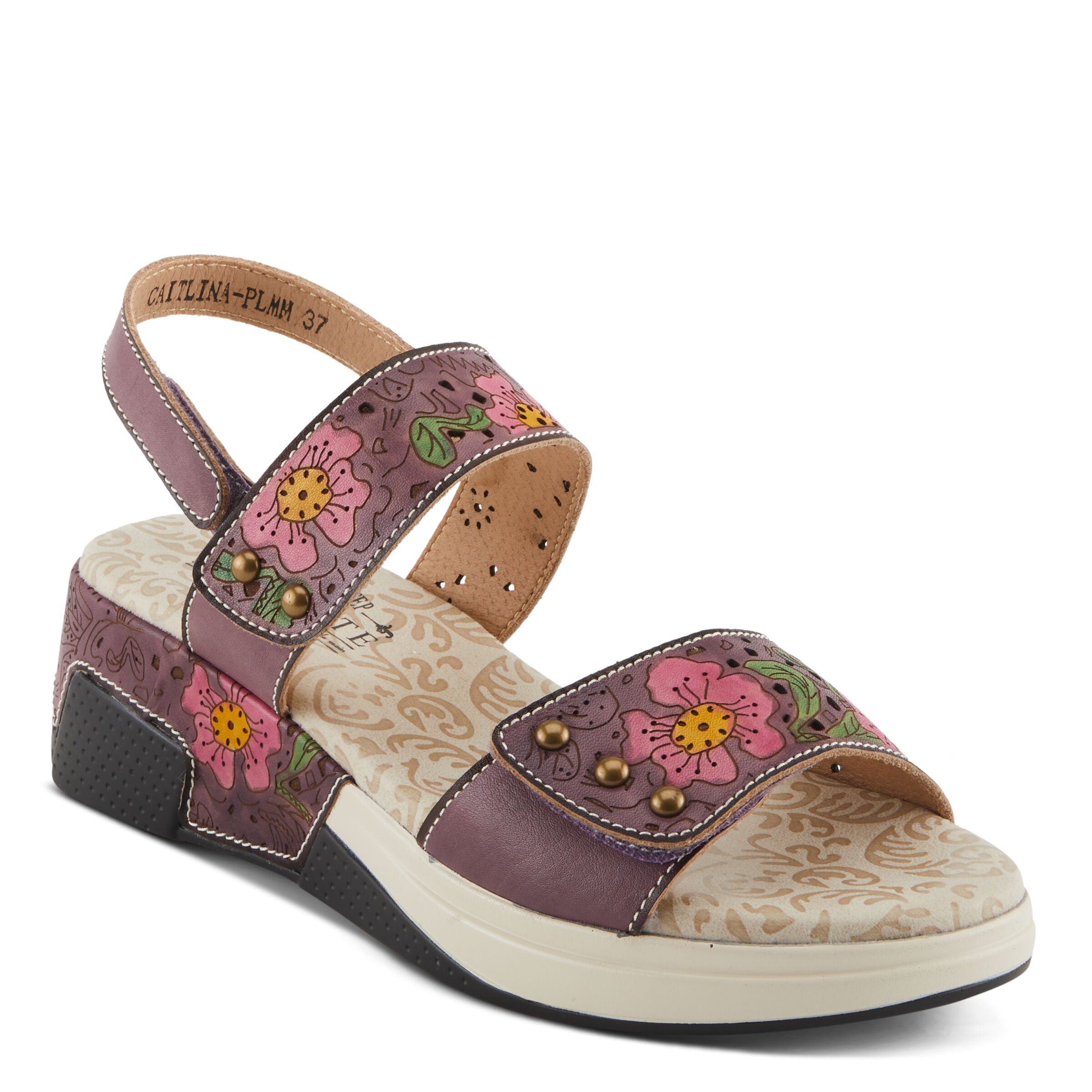Caitlina Sandal, PLUM MULTI, alternate image number 7