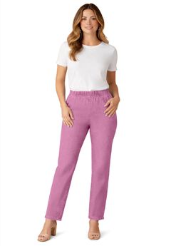 Plus Size Comfort Stretch Straight Leg Jean