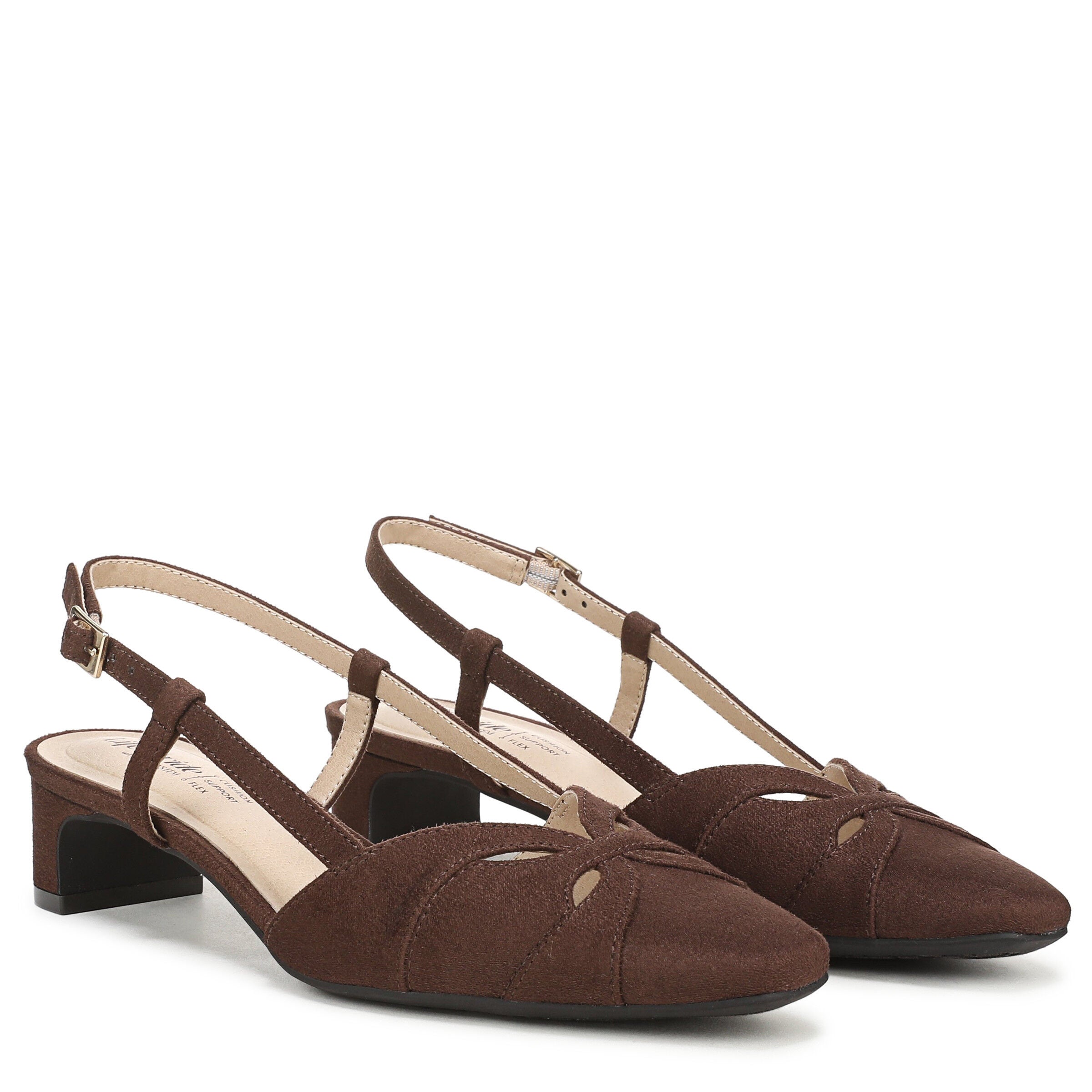 Landon Slingback Pump, CHOCOLATE BROWN, alternate image number 2