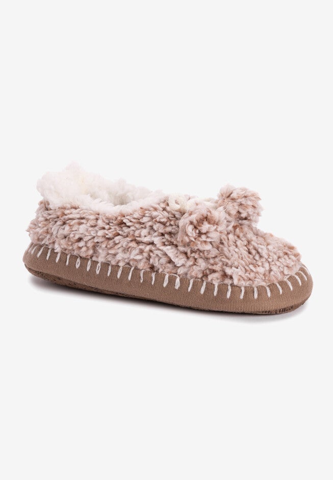 Sherpa Ballerina Slipper, BROWN, hi-res image number null