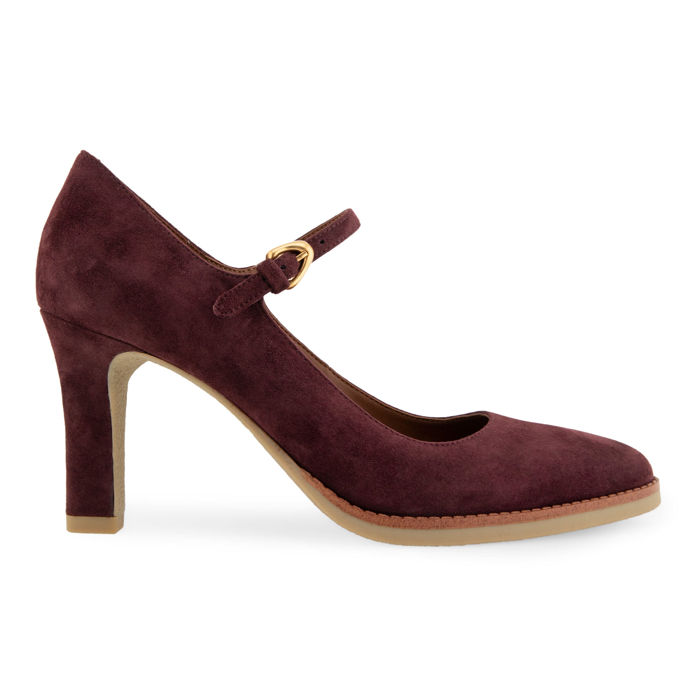 Lois Strap Heel, FUCHSIA SMOOTH, alternate image number 2
