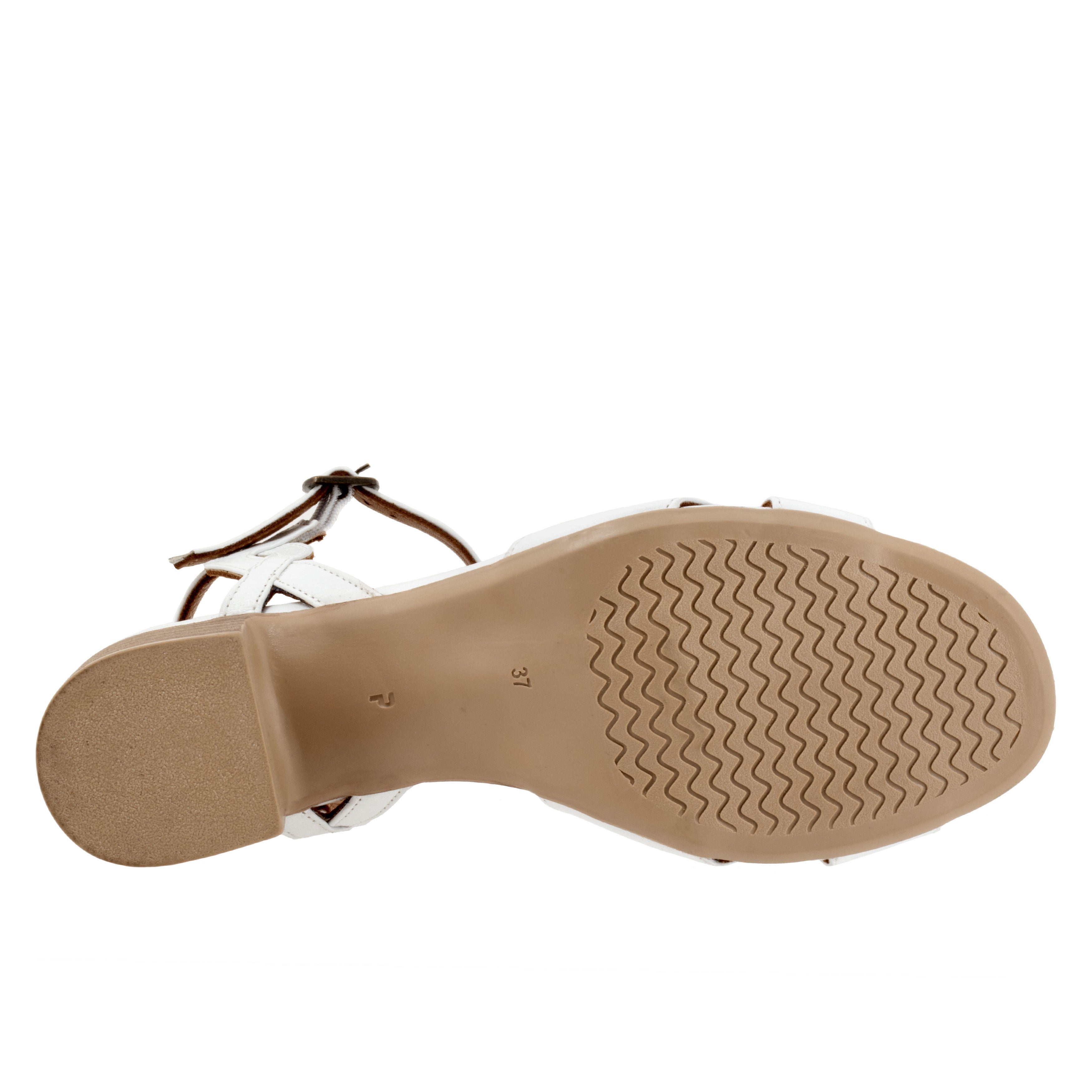 Roman Sandal, WHITE, alternate image number 2