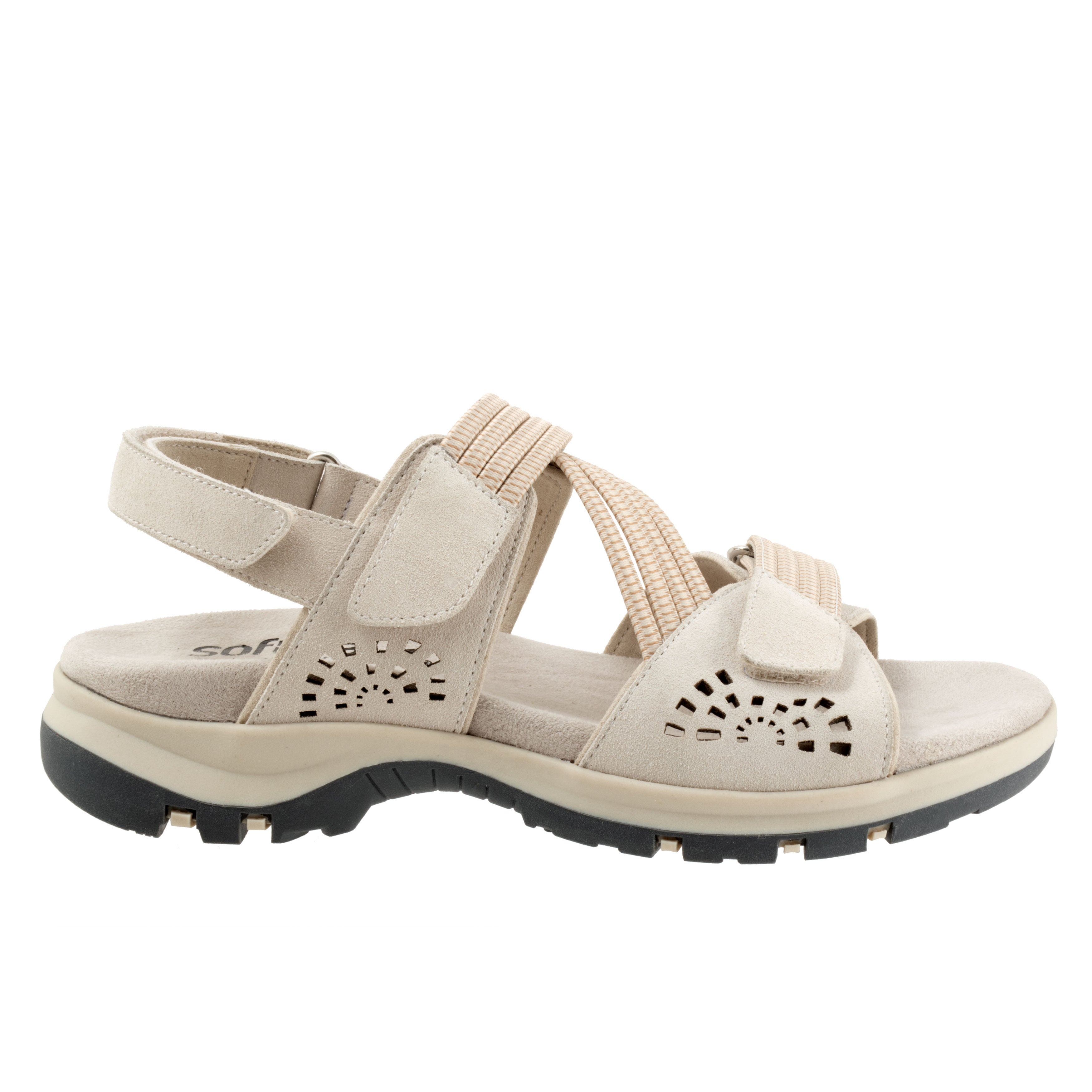 Oahu Sandal, IVORY SUEDE, alternate image number 2
