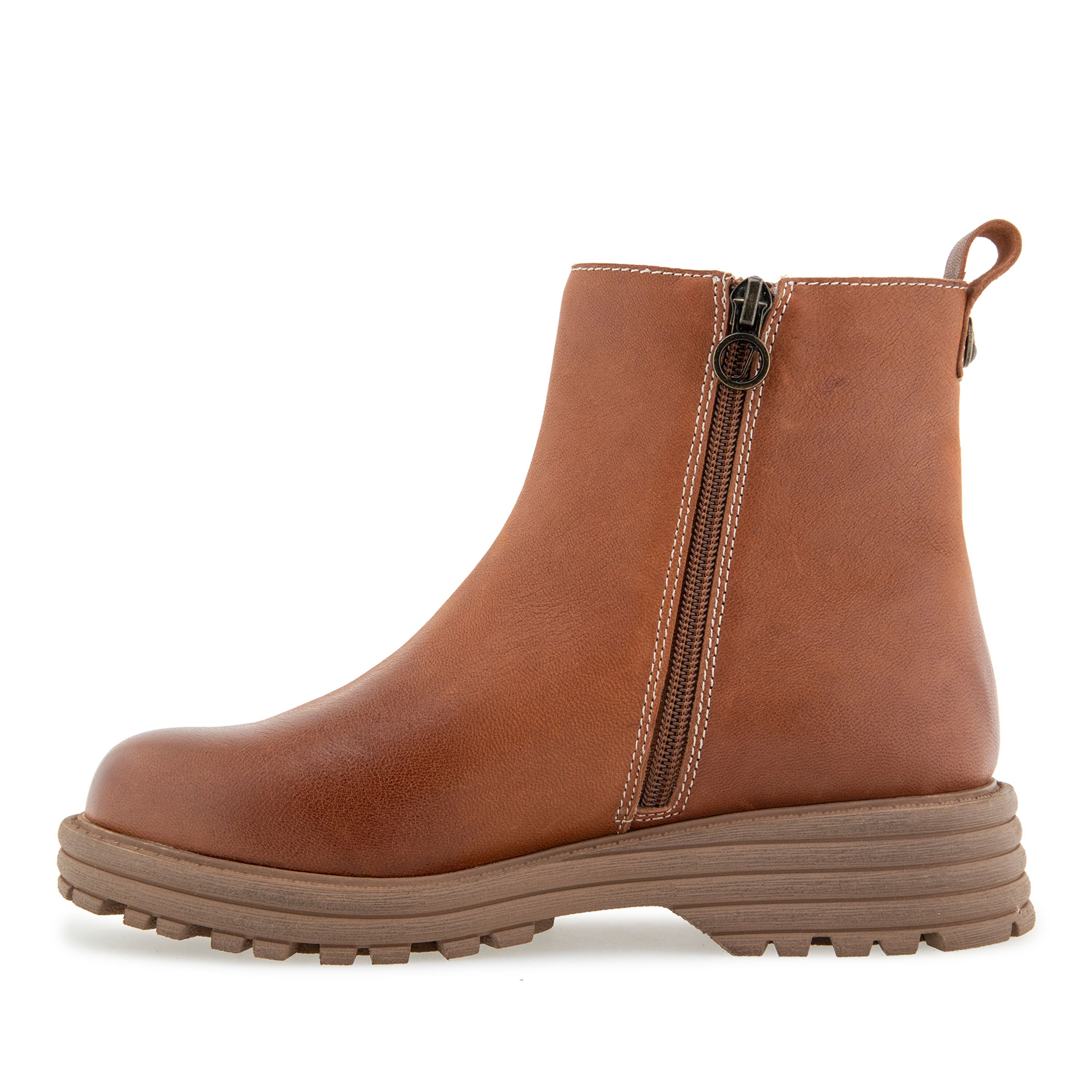 Iren Water Resistant Casual Boot, COGNAC, alternate image number 3