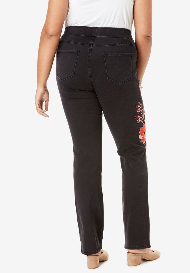 The Bootcut No-Gap Jean by Denim 24/7®, , on-hover image number null