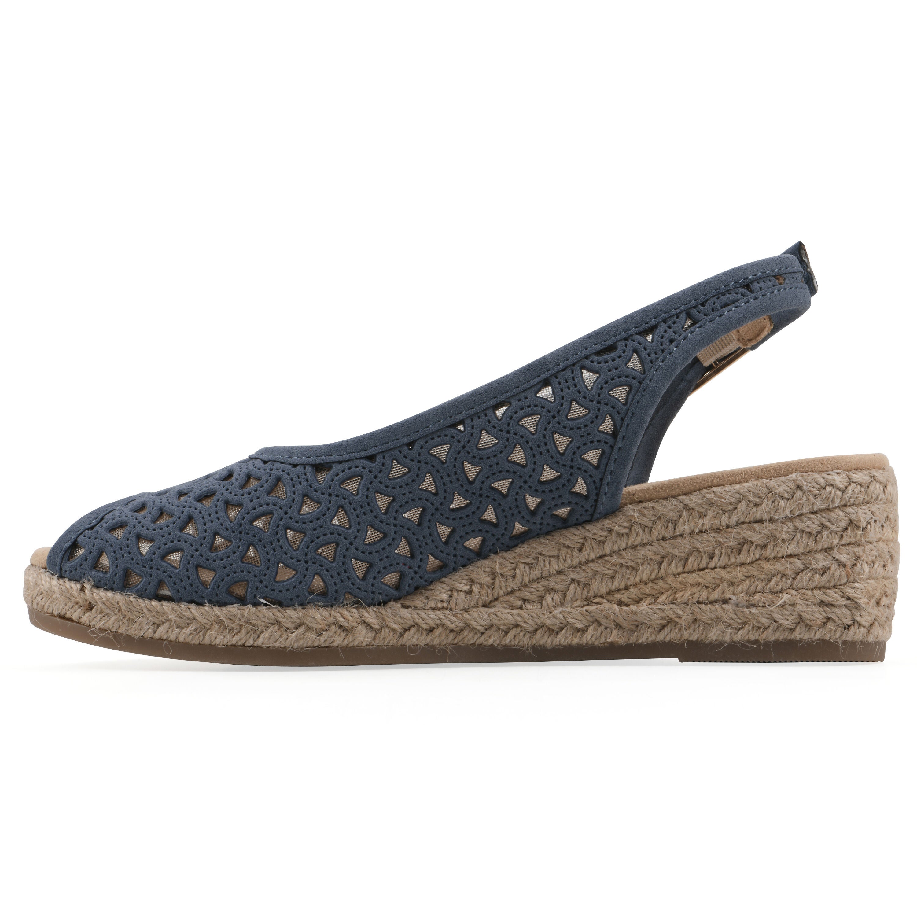 Maize II Espadrille Wedge Sandal, BLUE RASPBERRY, alternate image number 3