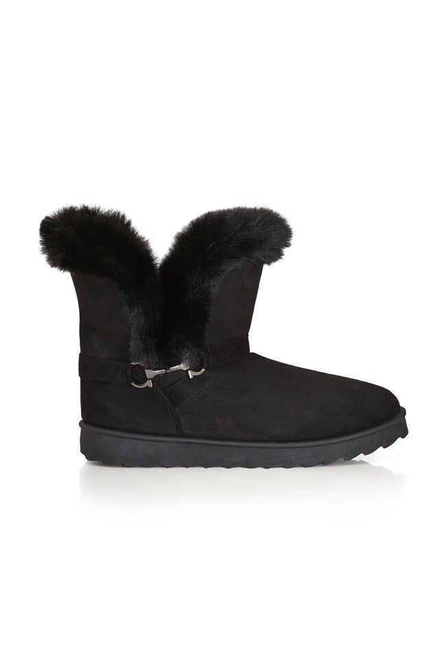 WIDE FIT Pippa Hug Boot, BLACK, on-hover image number null