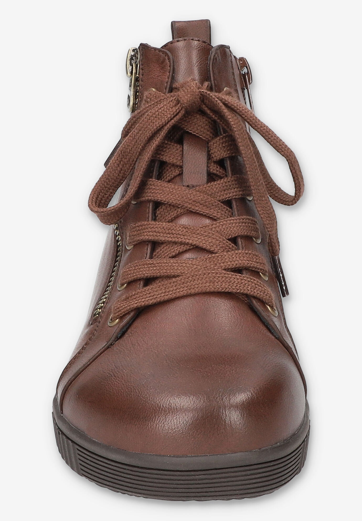 Hollyann Slip-Resistant Ankle Boot, BROWN BURNISHED, alternate image number 3