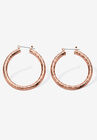 Mutil Colored Plated Hoop Earring 4 Pair Set, , alternate image number null