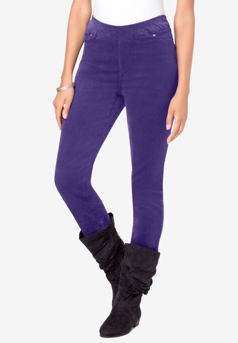Corduroy Legging, MIDNIGHT VIOLET, hi-res image number null