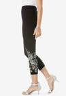 Embellished Capri Legging, , alternate image number null