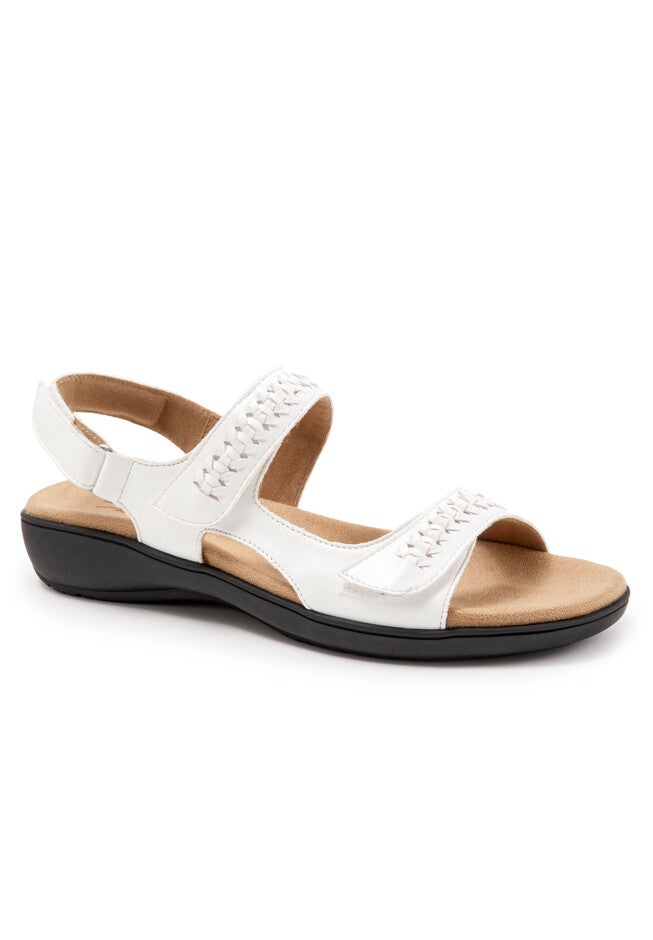 Romi Woven Sandal, WHITE, hi-res image number null