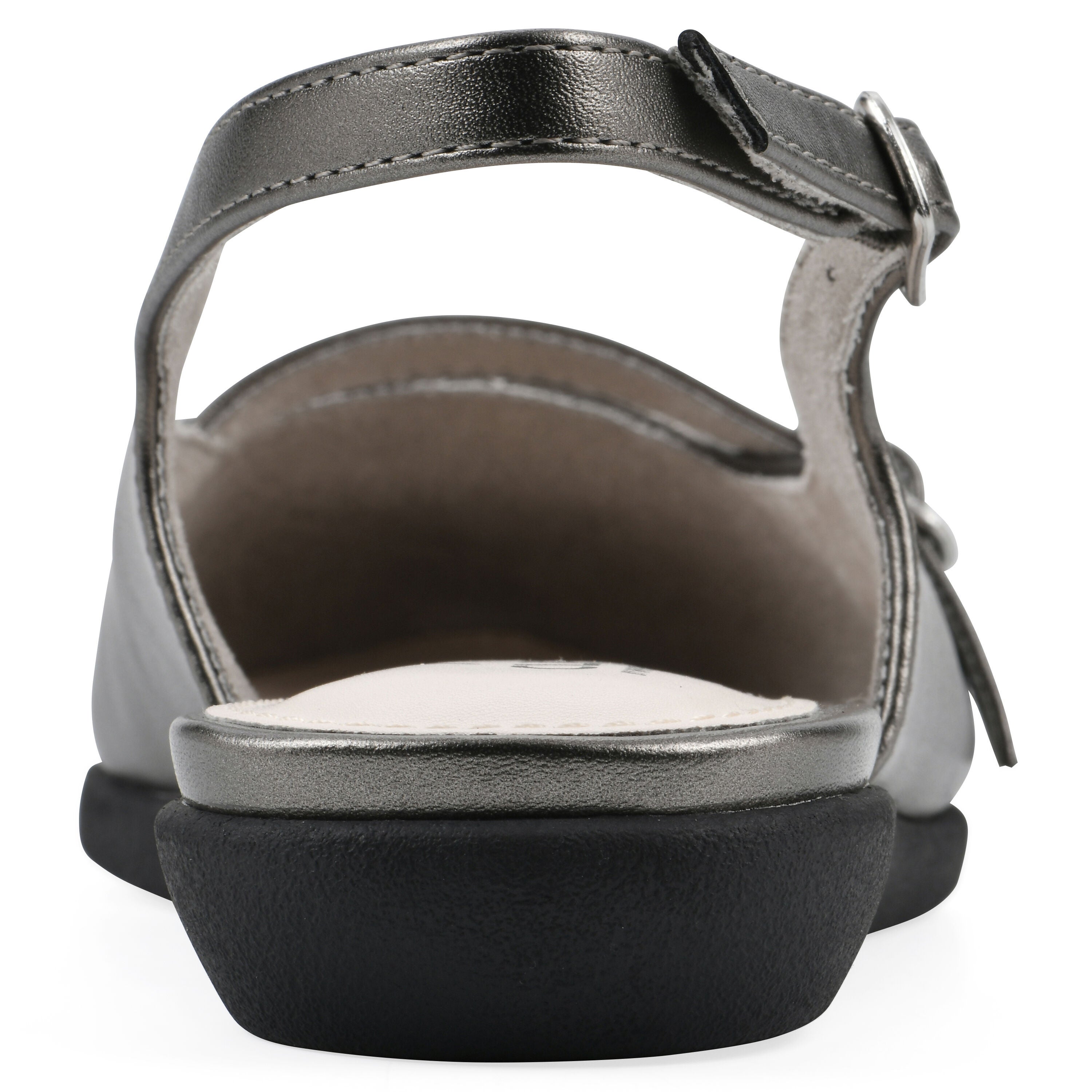Miloni Slingback Flat, PEWTER METALLIC, on-hover image number 1