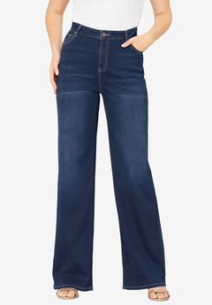 Plus Size 24/7 Stretch Wide Leg Jean