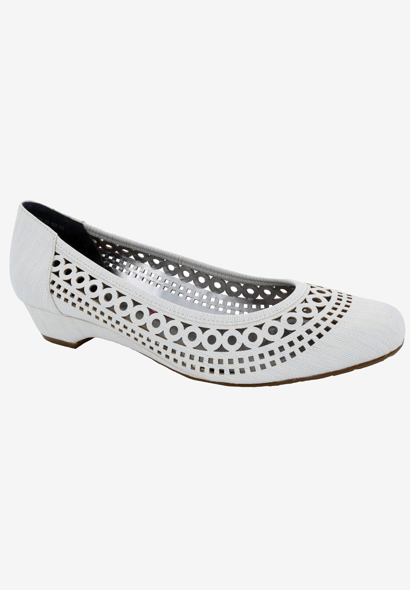Tina Flat, WHITE LASER STRIPE, hi-res image number 0